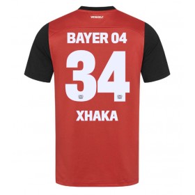 Bayer Leverkusen Granit Xhaka #34 Heimtrikot 2024-25 Kurzarm